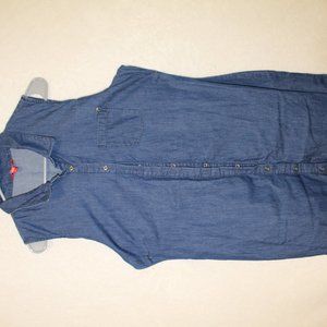 long sleeve denim dress